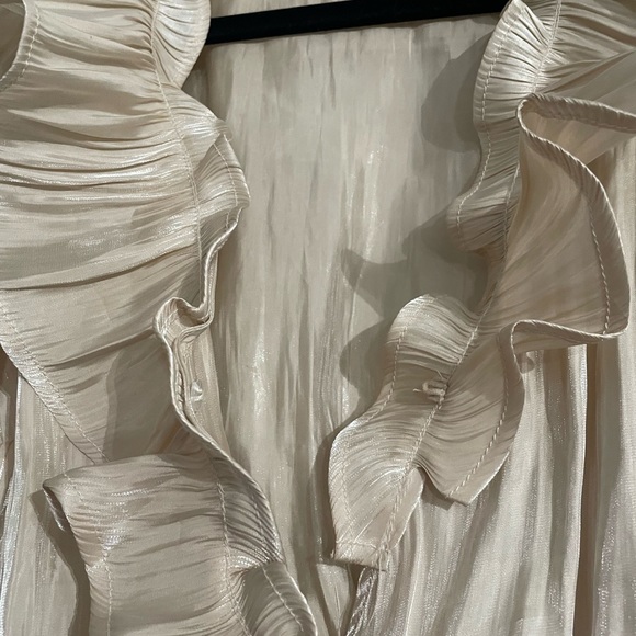 iridescent gold blouse - Picture 3 of 4